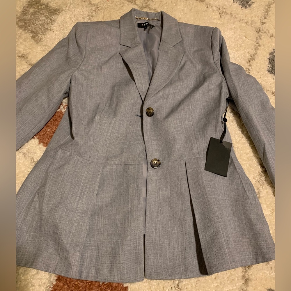 DKNY Light Blue Chic Blazer